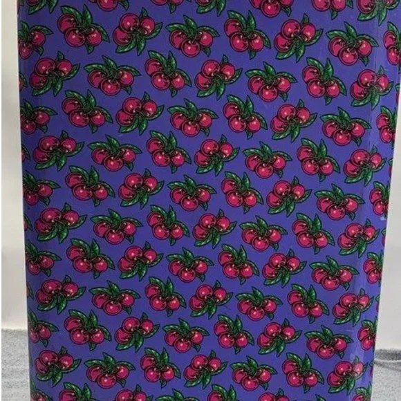 Colorful Betsey Johnson Comic and cherries suitcase. - Picture 2 of 5